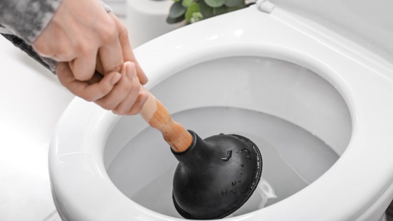 find out how to remove a toilet clog